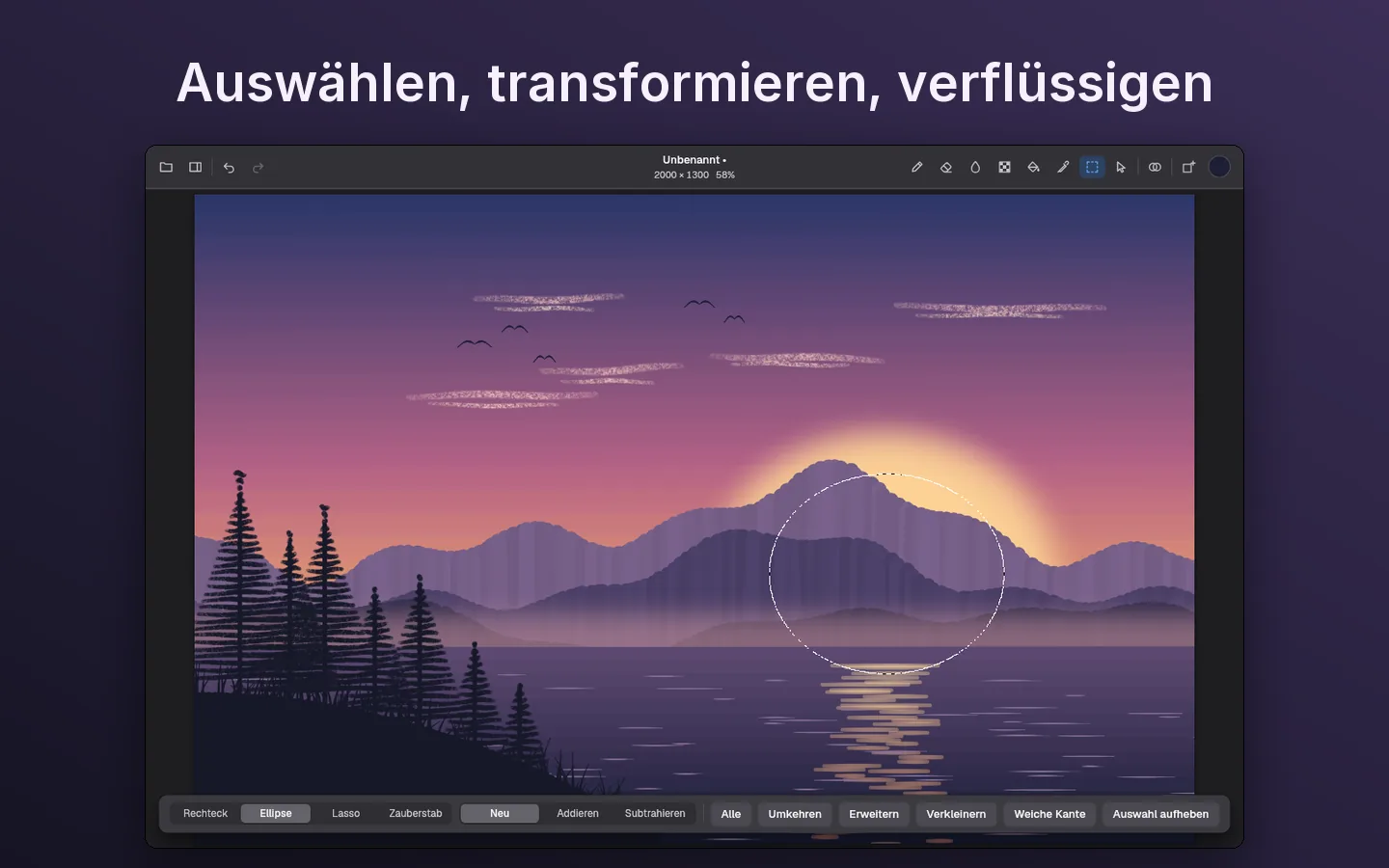 Auswählen, transformieren, verflüssigen