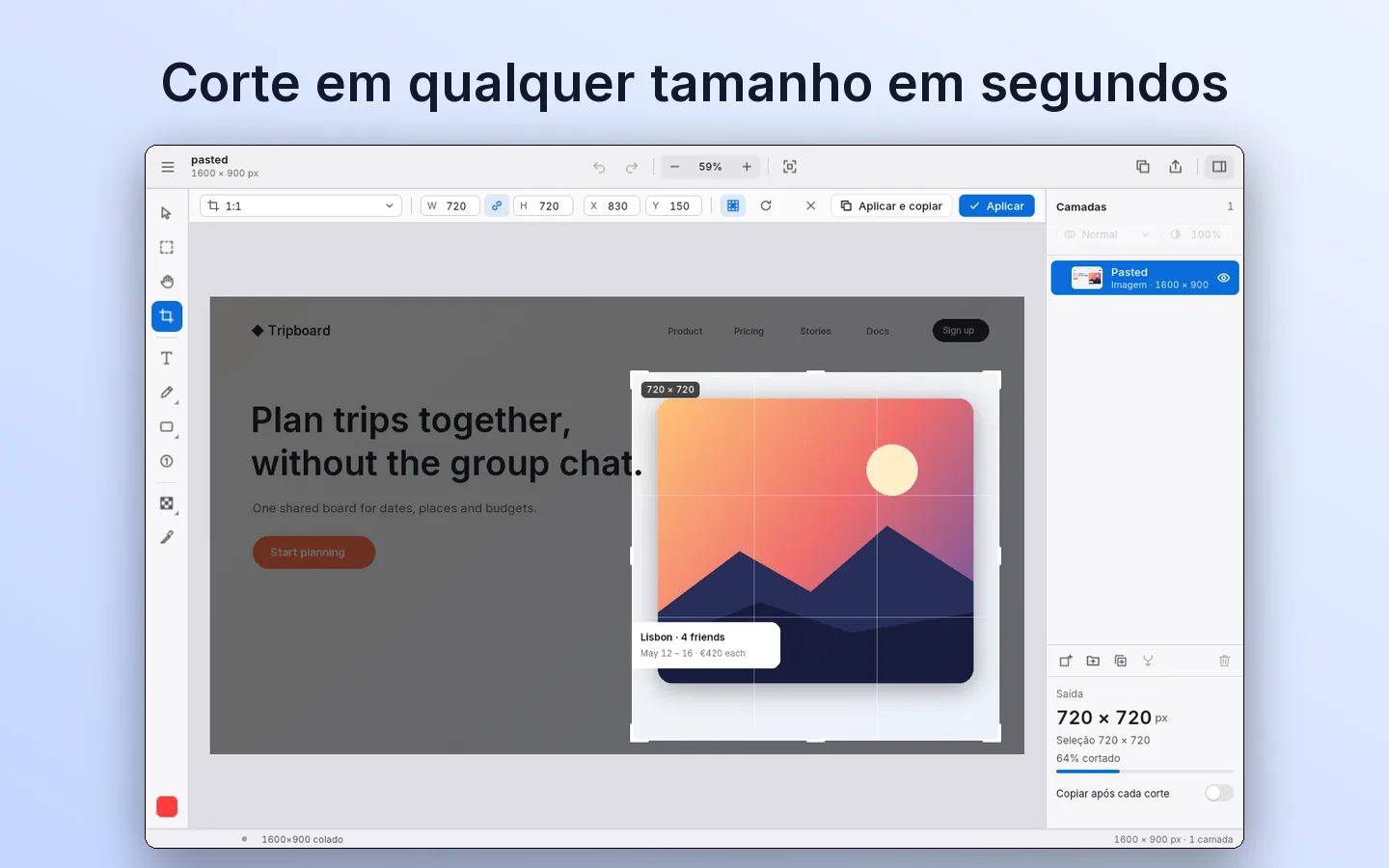 Abre em 0,3 segundo